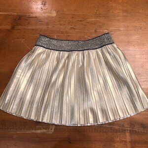 Kate Spade Girls Gold Skirt  Size 12 Months Elastic Waist Skirt is lined